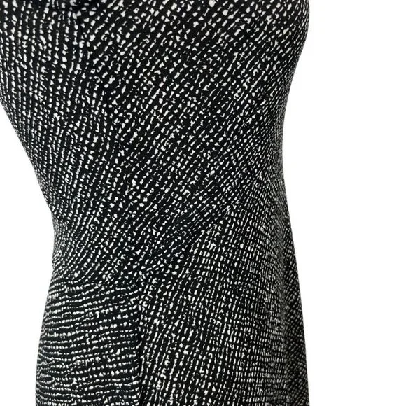 Apt 9 Fit and Flare Summer Dress Size XS Sleeveless Black Knee Length - Picture 8 of 12